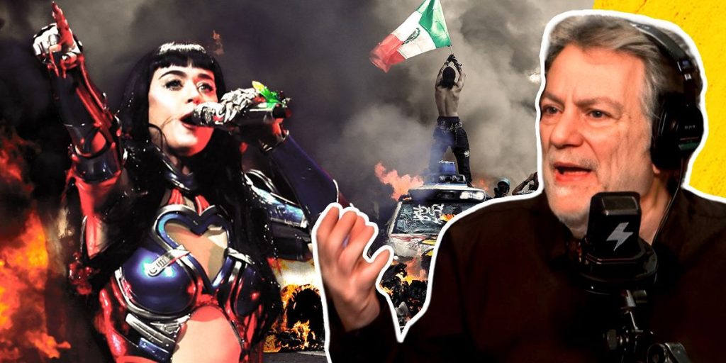 Katy Perry suggests that California is part of Mexico