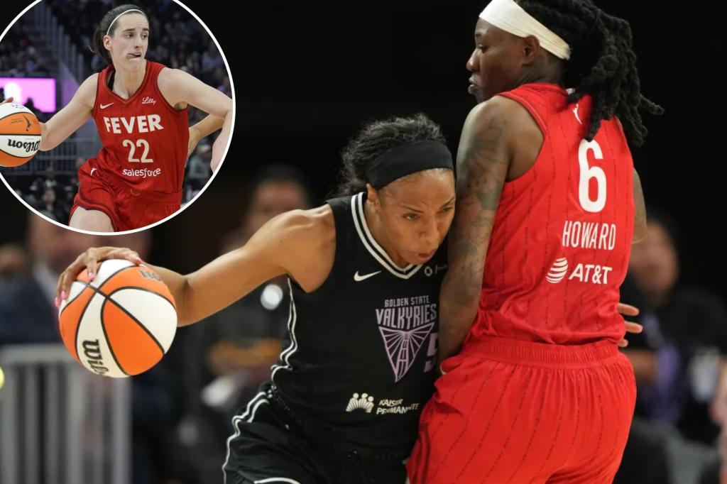 Kayla Thornton's clutch three-pointers propel Valkyries to victory over Caitlin Clark's Fever
