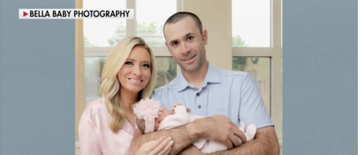 Kayleigh McEnany is celebrating the arrival of her third child.