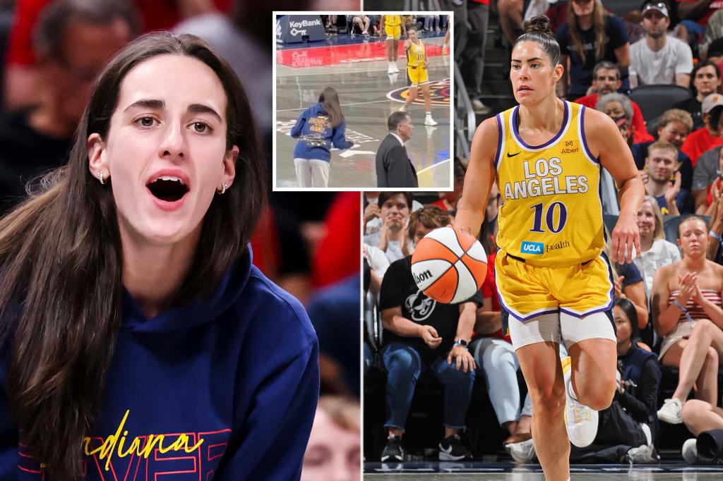 Kelsey Plum criticizes Caitlin Clark's behavior on the sidelines