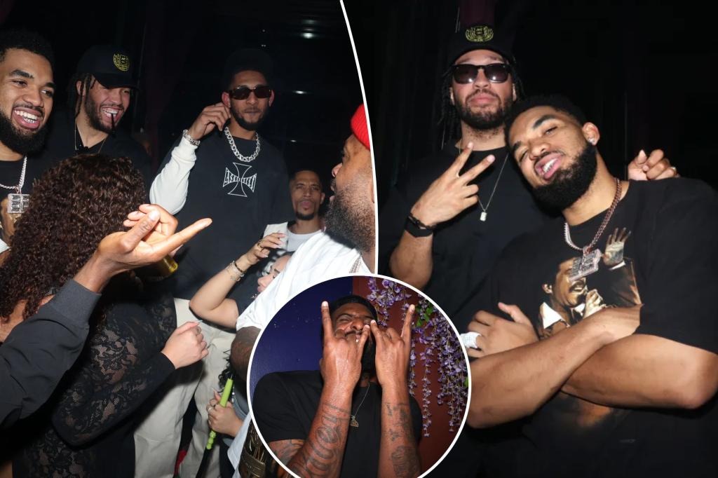 Knicks players celebrate in NYC just hours before Tom Thibodeau is let go