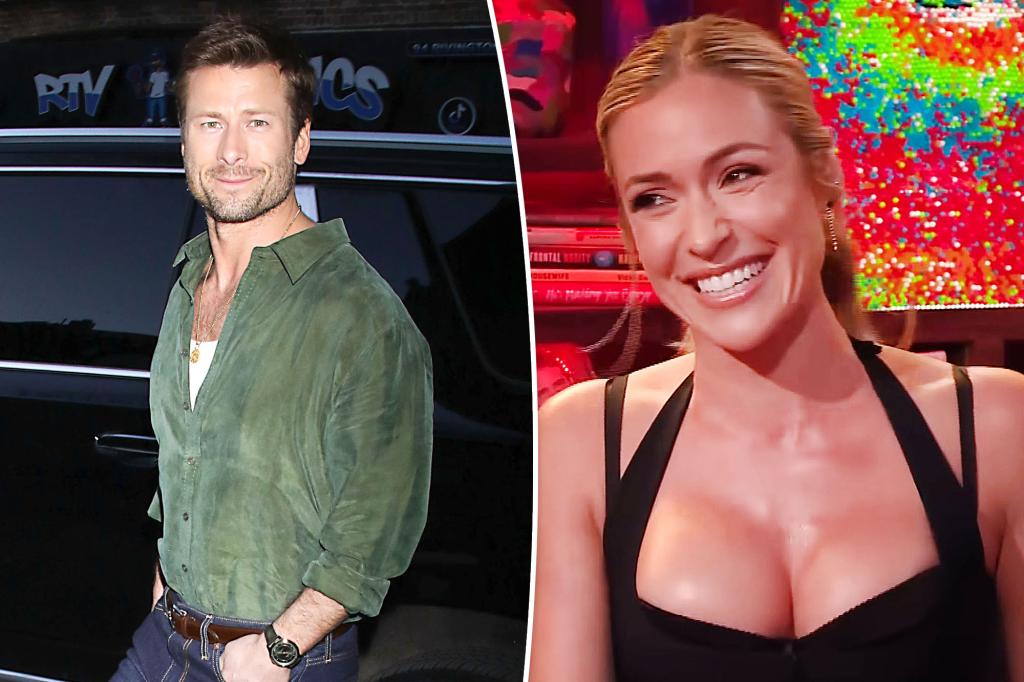 Kristin Cavallari shares details about her encounter with Glen Powell, joking about his kissing abilities.