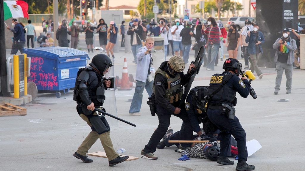 LAPD union leader cautions violent protesters about arrests and legal action