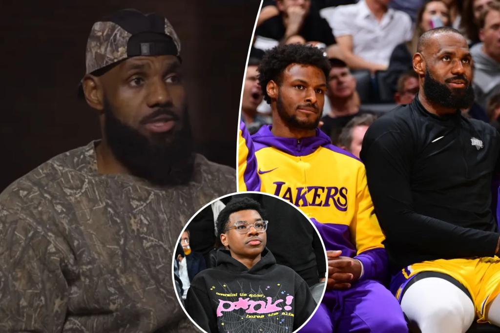 LeBron James has just one request for his sons' coaches.