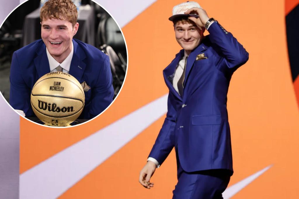 Liam McNeeley from UConn picked at No. 29 in the NBA Draft