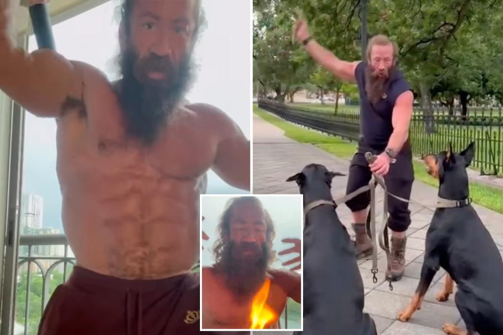 Liver King is out of jail and back to sharing strange videos on Instagram.