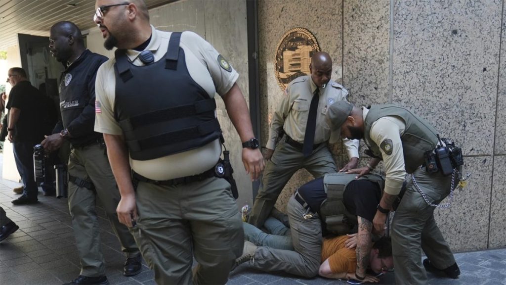 Local leaders criticize ICE arrests aimed at employees in various businesses.