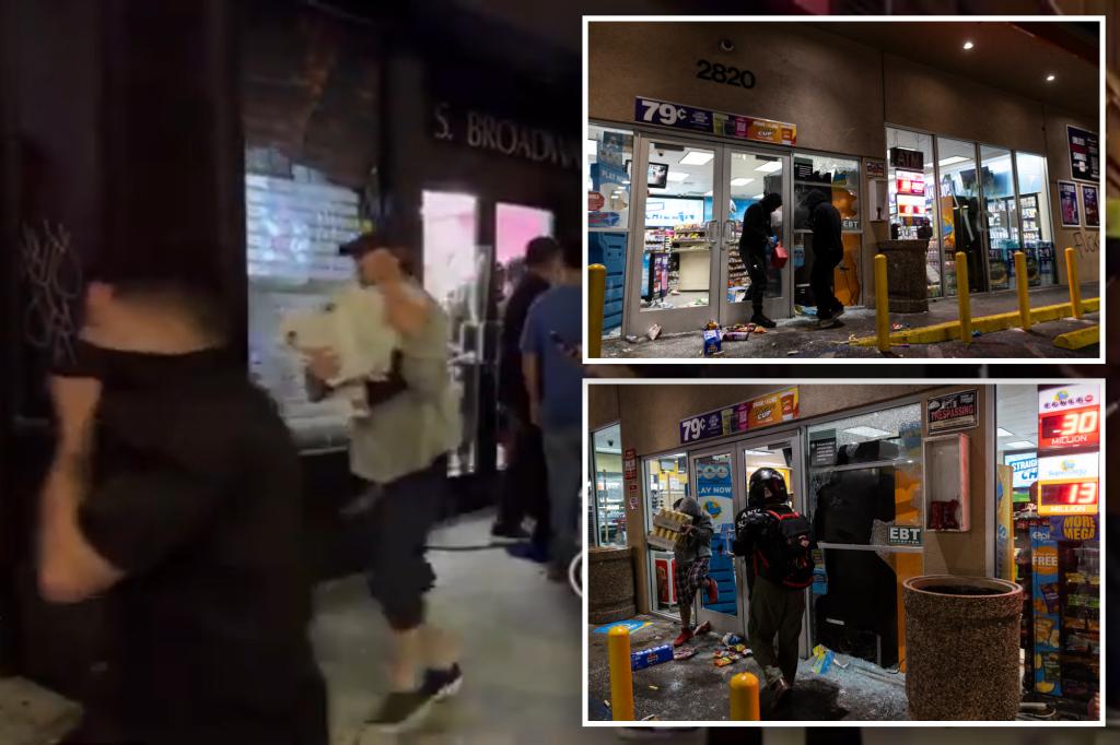 Los Angeles protests against ICE turn into looting as criminals target downtown stores