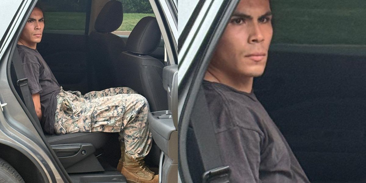 Man filmed distributing face shields to rioters has been arrested, authorities report.