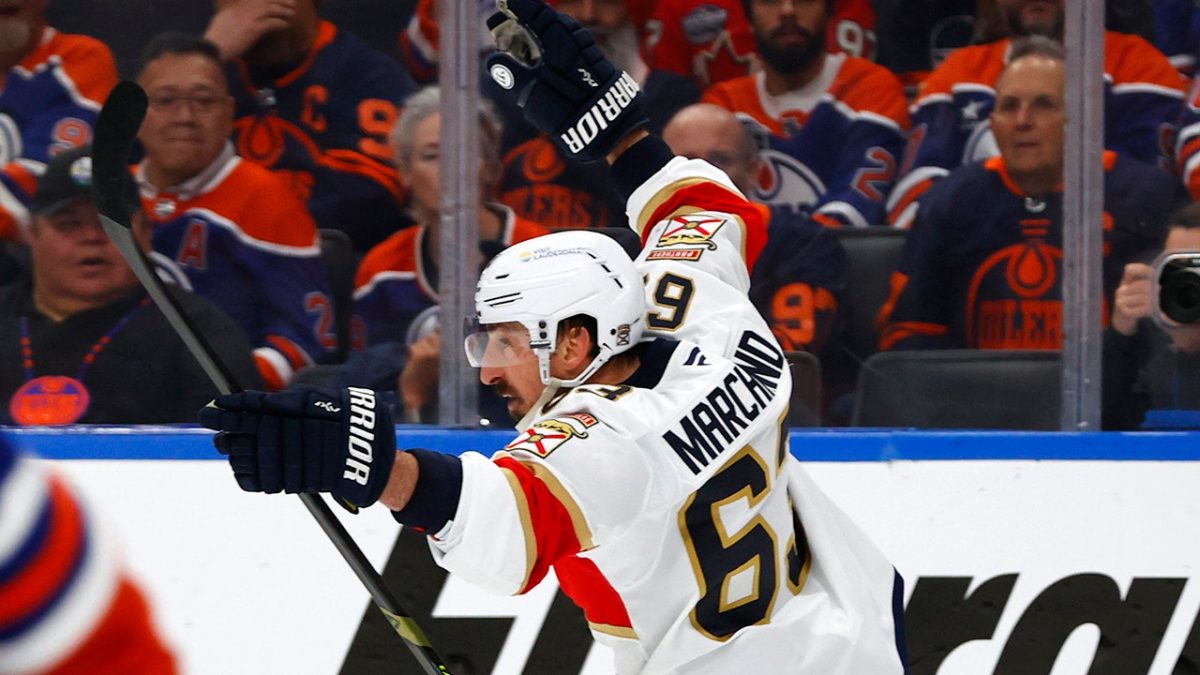 Marchand's goal in double overtime leads Panthers to victory against Oilers in Game 2