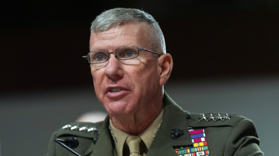 Marine Corps leader states he has not been in touch with LAPD or Newsom
