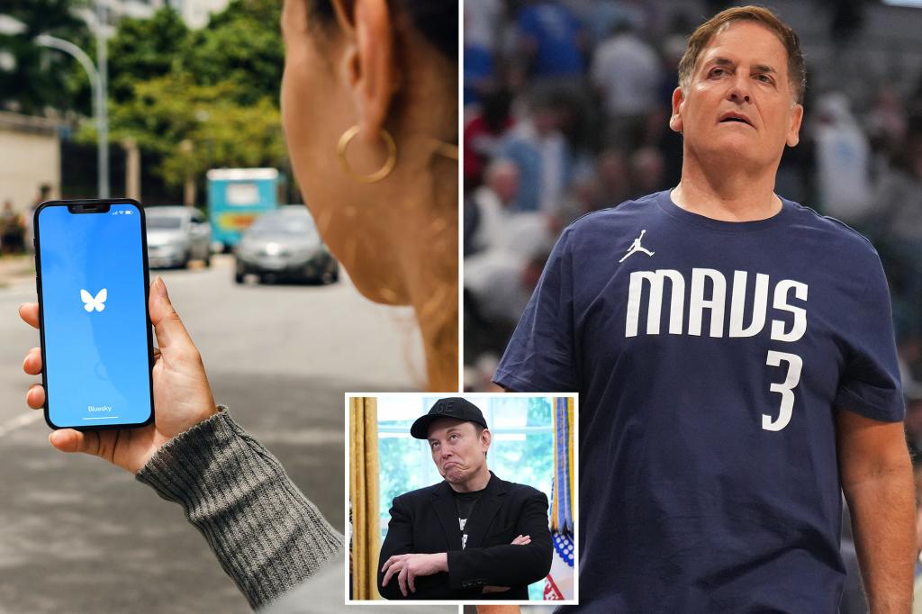 Mark Cuban says Bluesky's absence of diverse opinions is pushing users back to X.