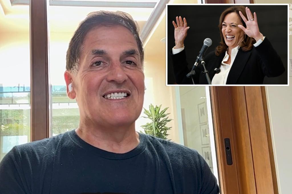 Mark Cuban shares that Kamala Harris saw him as a possible VP but declined.