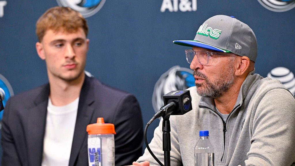 Mavericks coach reveals details about Cooper Flagg's first year.