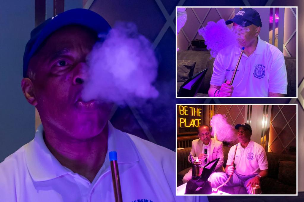 Mayor Adams smokes hookah at NYC lounge one day after US airstrikes on Iran