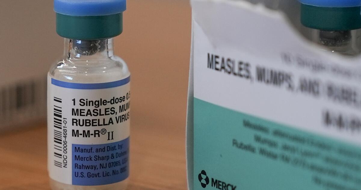 Measles cases are increasing in California.
