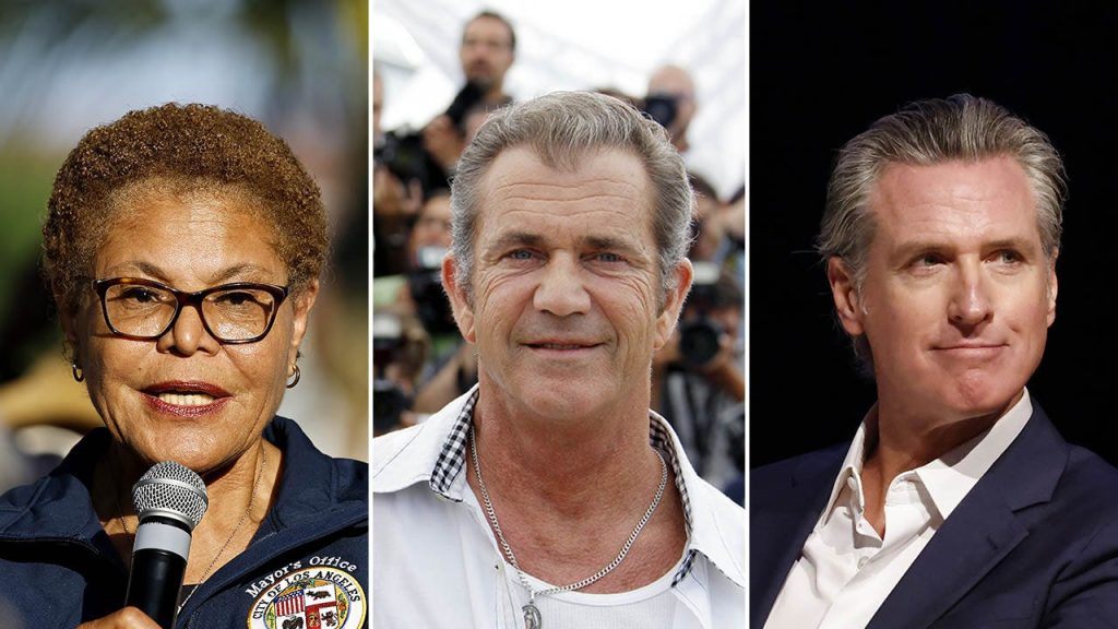 Mel Gibson criticizes Newsom and Bass for their management of violent protests in LA
