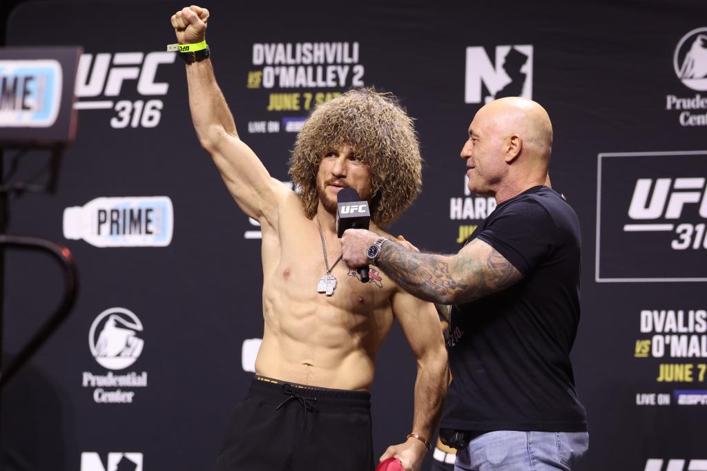 Merab Dvalishvili engaging with fans through social media