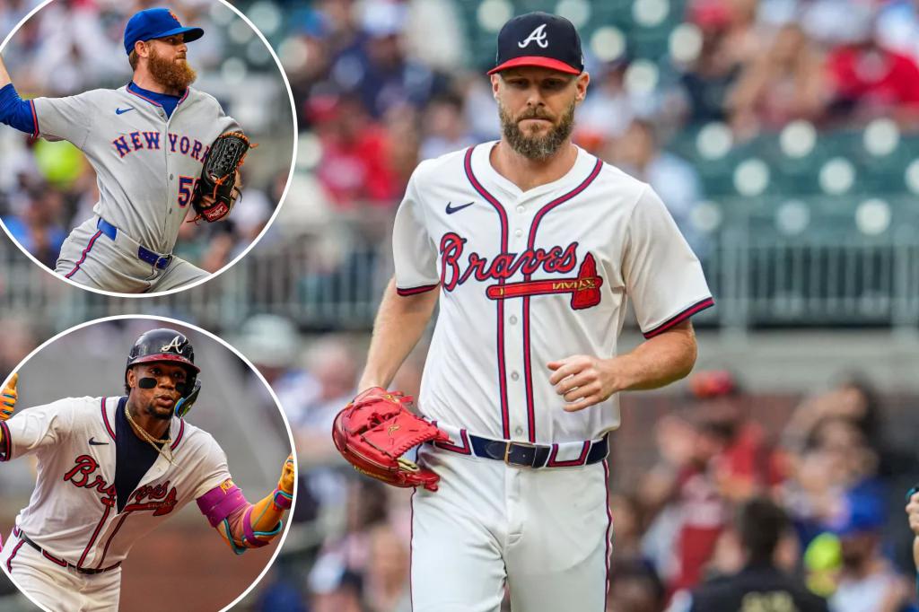 Mets struggle against Braves' Chris Sale as losing streak reaches five games