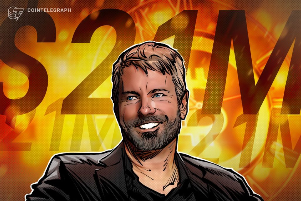 Michael Saylor increases Bitcoin prediction to $21M by 2046