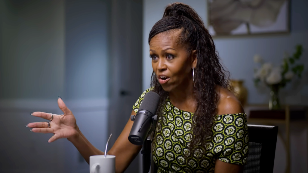 Michelle Obama is relieved she never had a son who would have been like Barack.