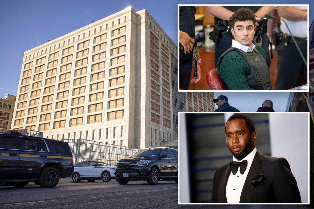 Migrants held by ICE are in the same jail as P. Diddy and Luigi Mangione.