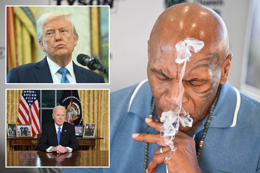 Mike Tyson encourages Trump to follow through on cannabis reform