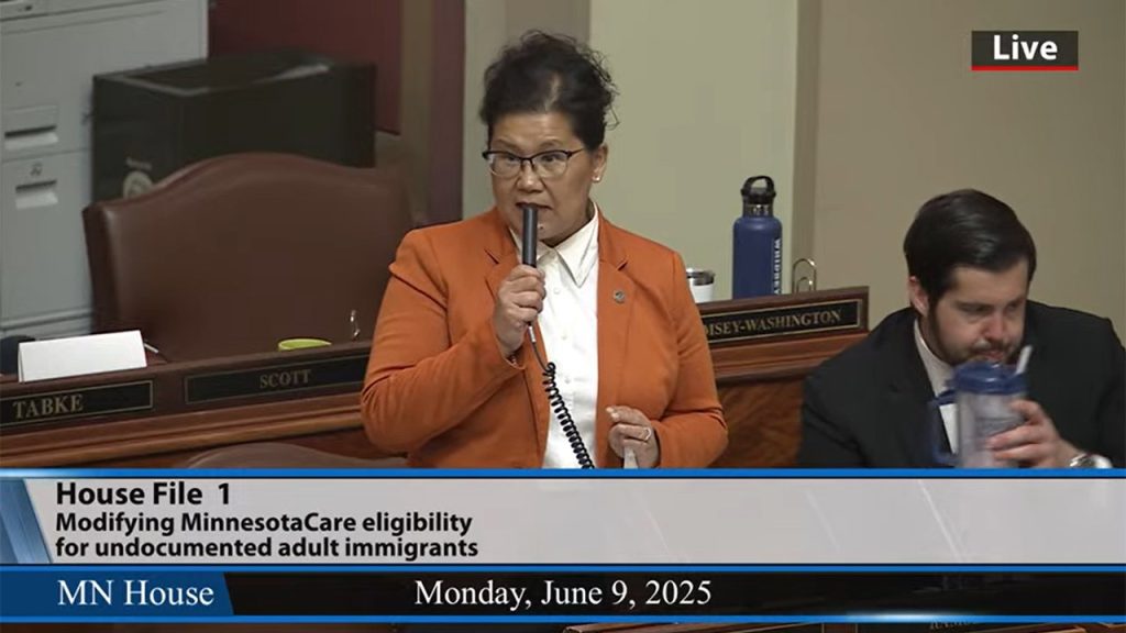 Minnesota legislator discloses her undocumented status during immigration discussion