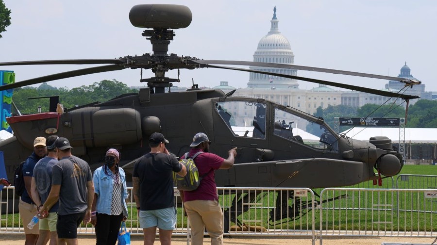Two in three Americans oppose using tax money for military parade: poll