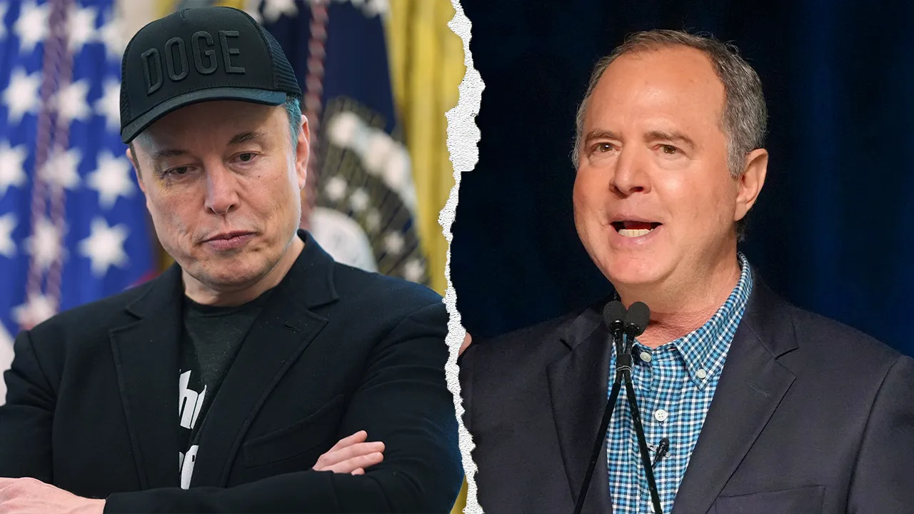 Musk replies with sarcasm to Schiff's commendation of his position on the Big Beautiful Bill.