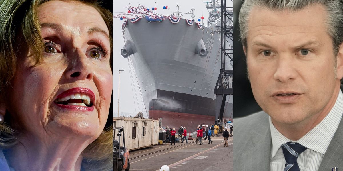 Nancy Pelosi expresses outrage after Defense Secretary Hegseth directs the removal of a gay icon's name from a naval ship