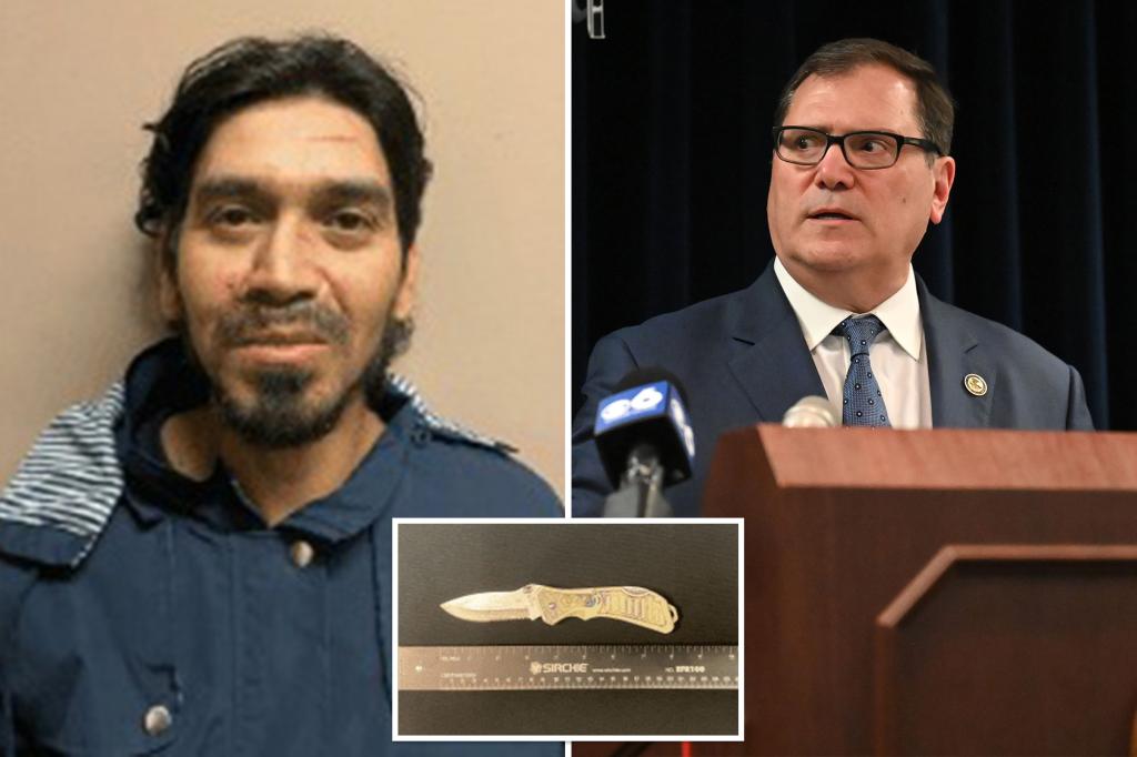 New York Attorney John Sarcone pursued by a knife-carrying undocumented Salvadoran migrant who threatened him, according to prosecutors