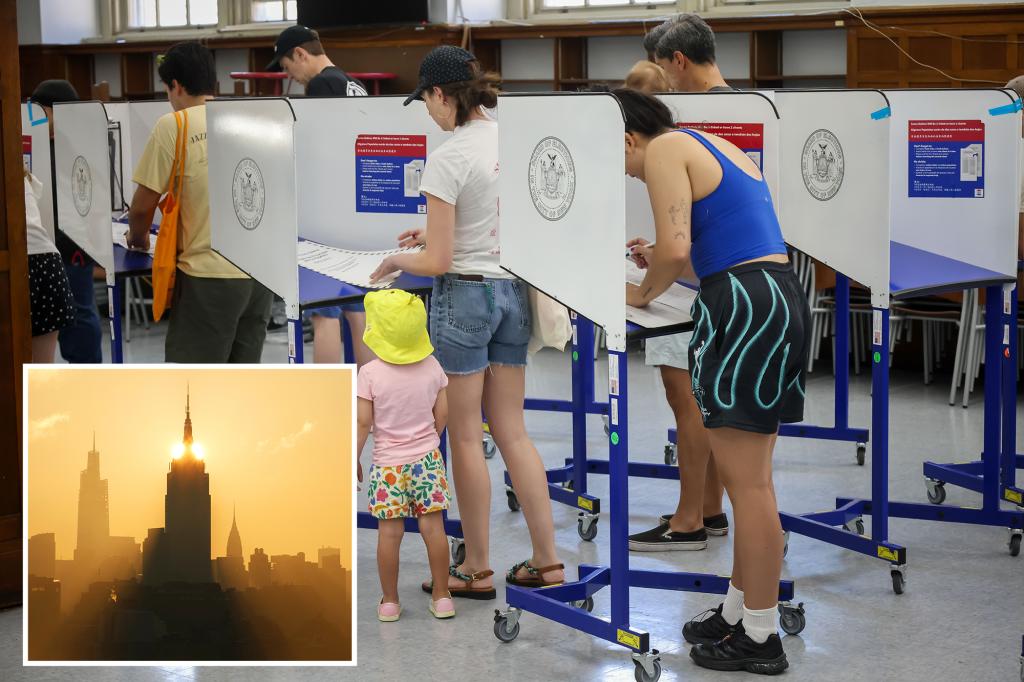 New York primary occurring on the hottest day of the heat wave might spell trouble for Cuomo