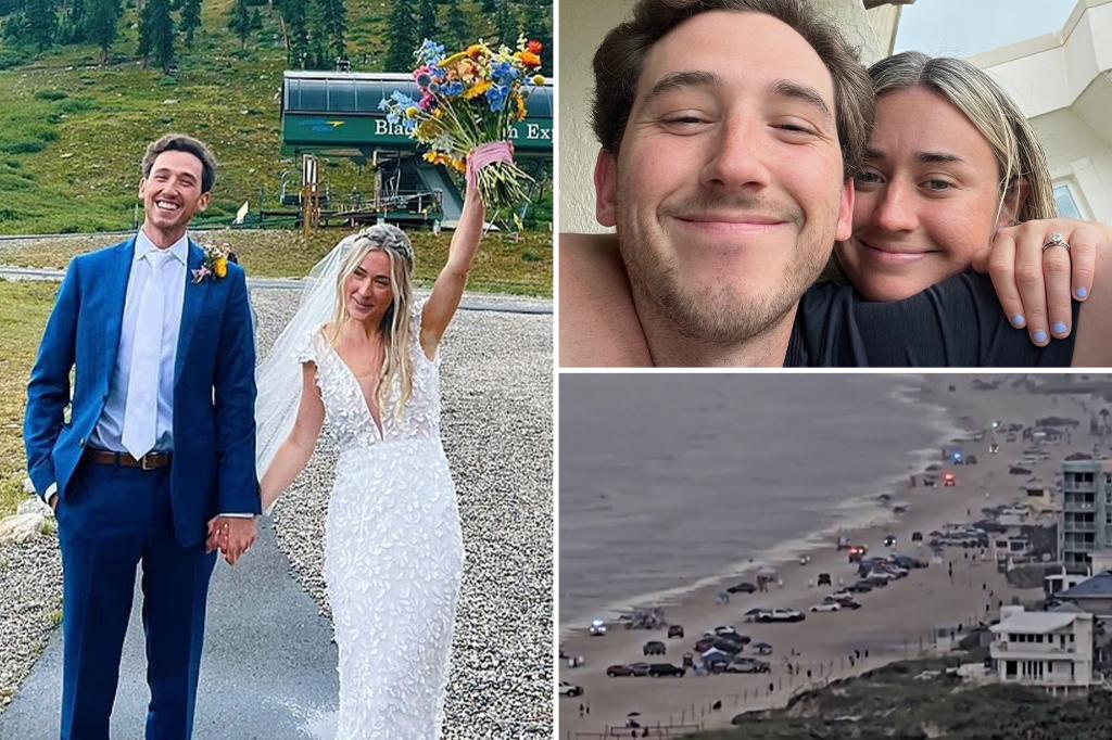 Newlywed's life lost to lightning strike on Florida beach as their honeymoon turns tragic