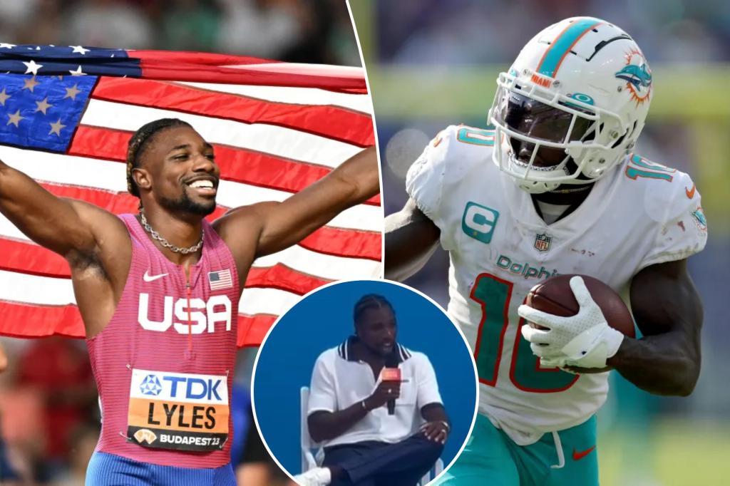 Noah Lyles' race against Tyreek Hill called off due to personal reasons.