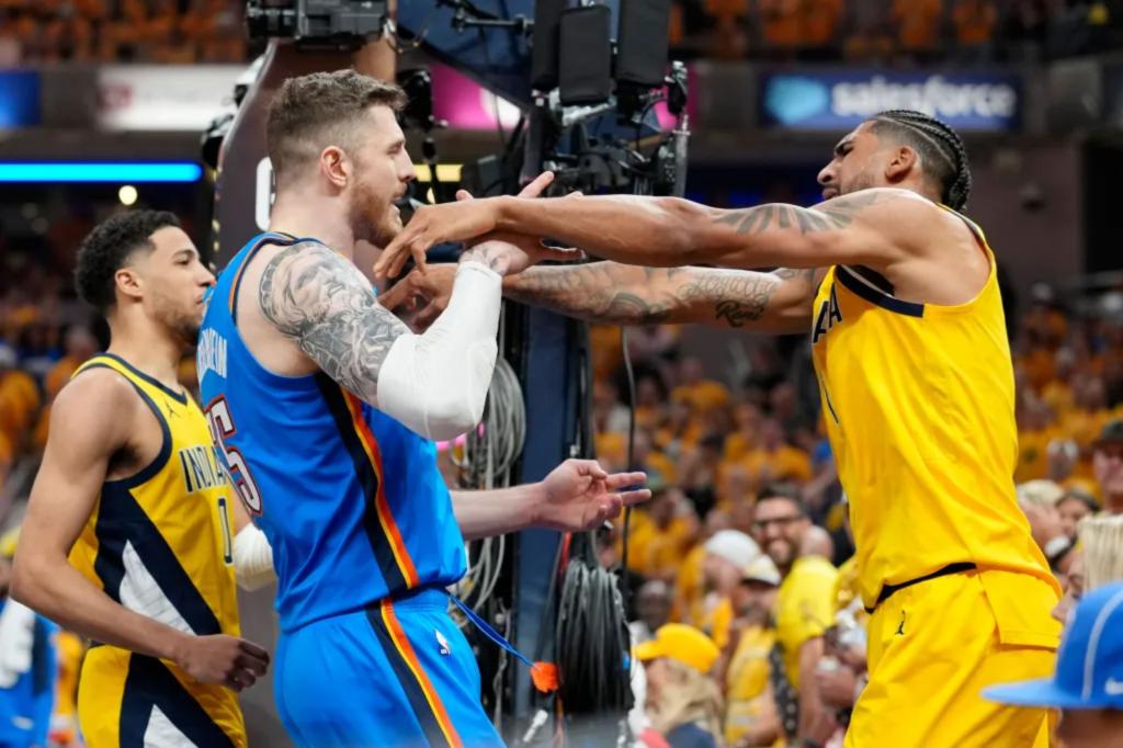 Obi Toppin and Isaiah Hartenstein receive technical fouls in NBA Finals Game 4