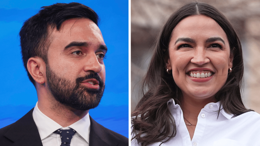 Ocasio-Cortez supports Zohran Mamdani in the race for NYC mayor