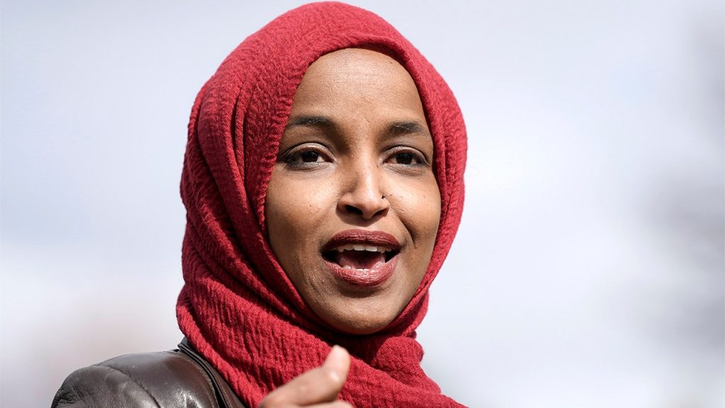 Omar asserts that Iran has never harmed Americans, despite contrary evidence.