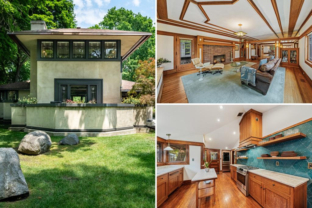 One of Frank Lloyd Wright's first houses is on the market for $1.17 million.