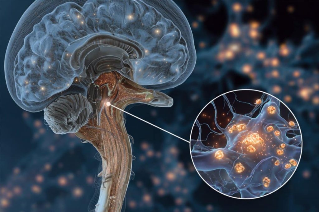 Ongoing Pain Associated with Increased Neuron Activity in the Brainstem