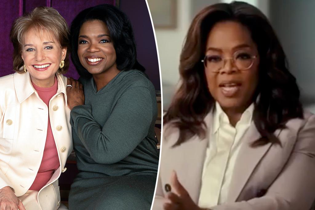 Oprah Winfrey shares how Barbara Walters influenced her choice not to have children.
