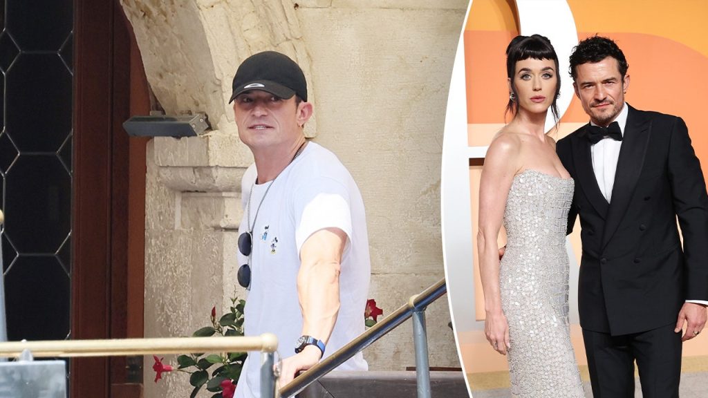 Orlando Bloom goes to Jeff Bezos' wedding in Italy as rumors of his breakup with Katy Perry surface.