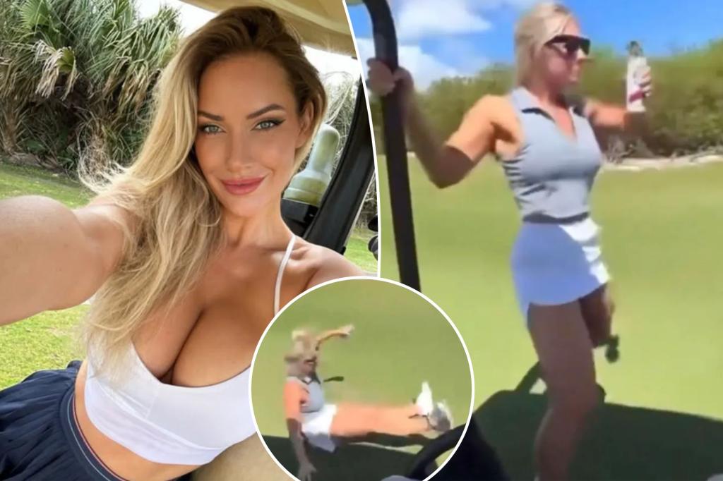 Paige Spiranac clarifies details about popular golf video