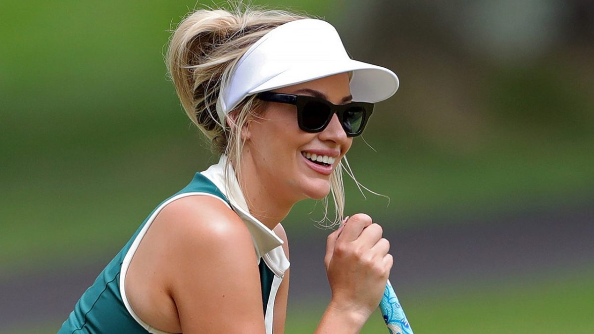 Paige Spiranac supports Rory McIlroy at the 2025 US Open