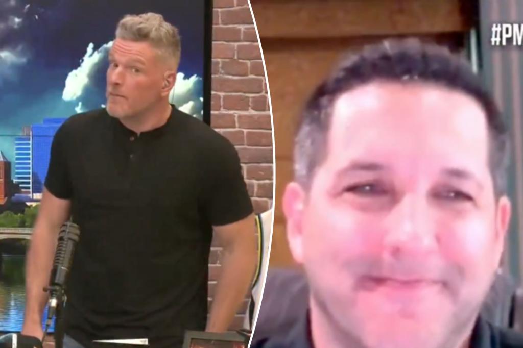 Pat McAfee reacts to false claim about Adam Schefter being banned