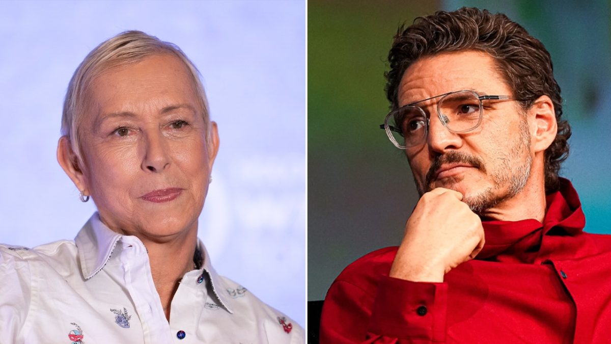 Pedro Pascal receives criticism from Martina Navratilova