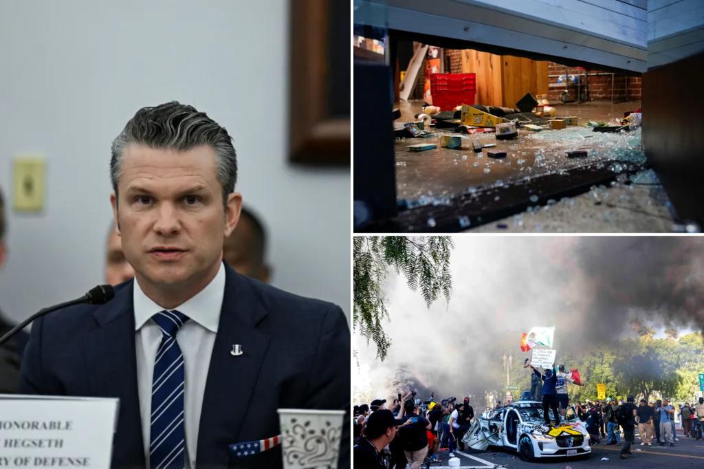 Pentagon reports Trump's troop deployment for LA riots will cost $134 million as Democrats critique Hegseth during hearing