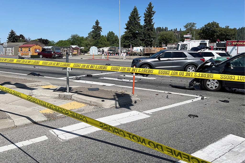 Police shoot carjacker armed with a gun after a violent crime spree.