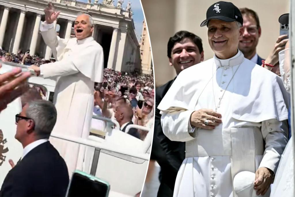 Pope Leo XIV participates in 'White Sox' chant in lively Vatican moment