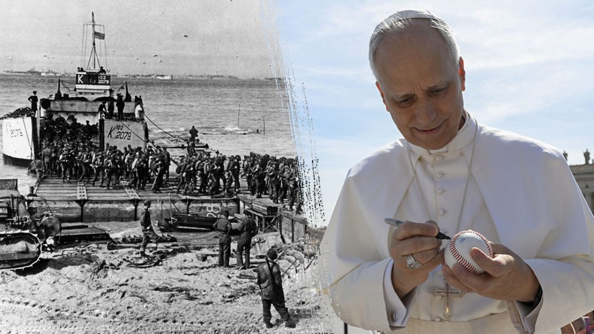Pope Leo XIV's dad was a Navy officer during the D-Day invasion.